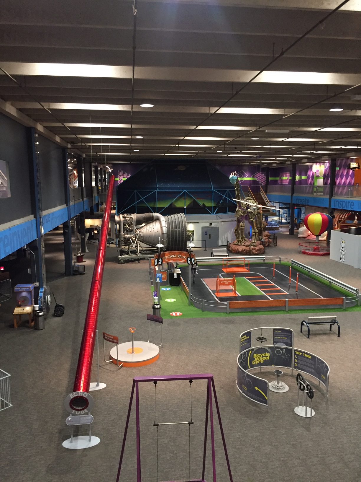 Inside the Science Musuem in OKC with KIDS