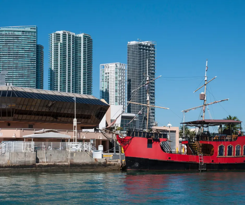 day in Miami Pirate ship adventure