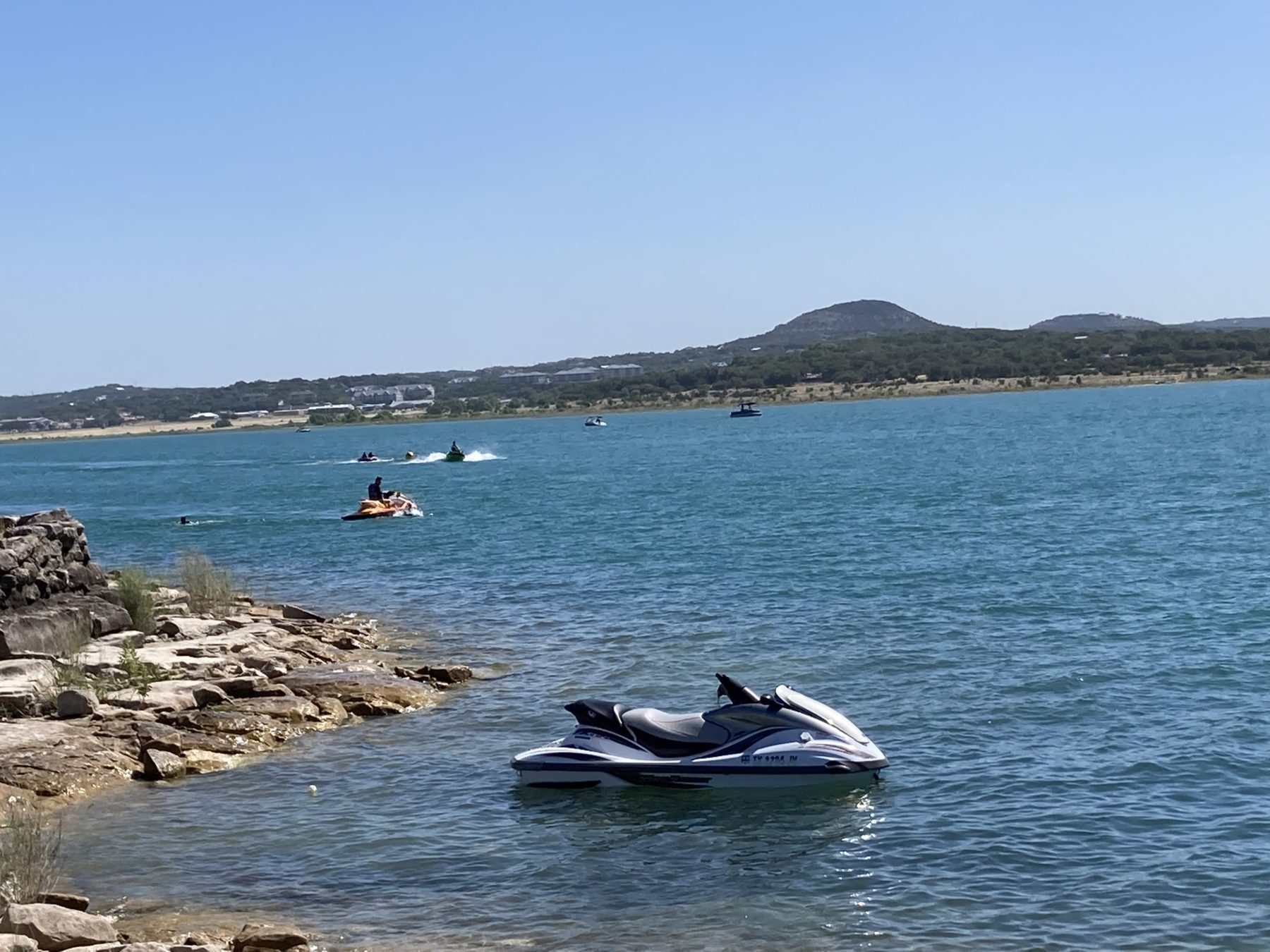 Jet Ski at Canyon Lake Texas