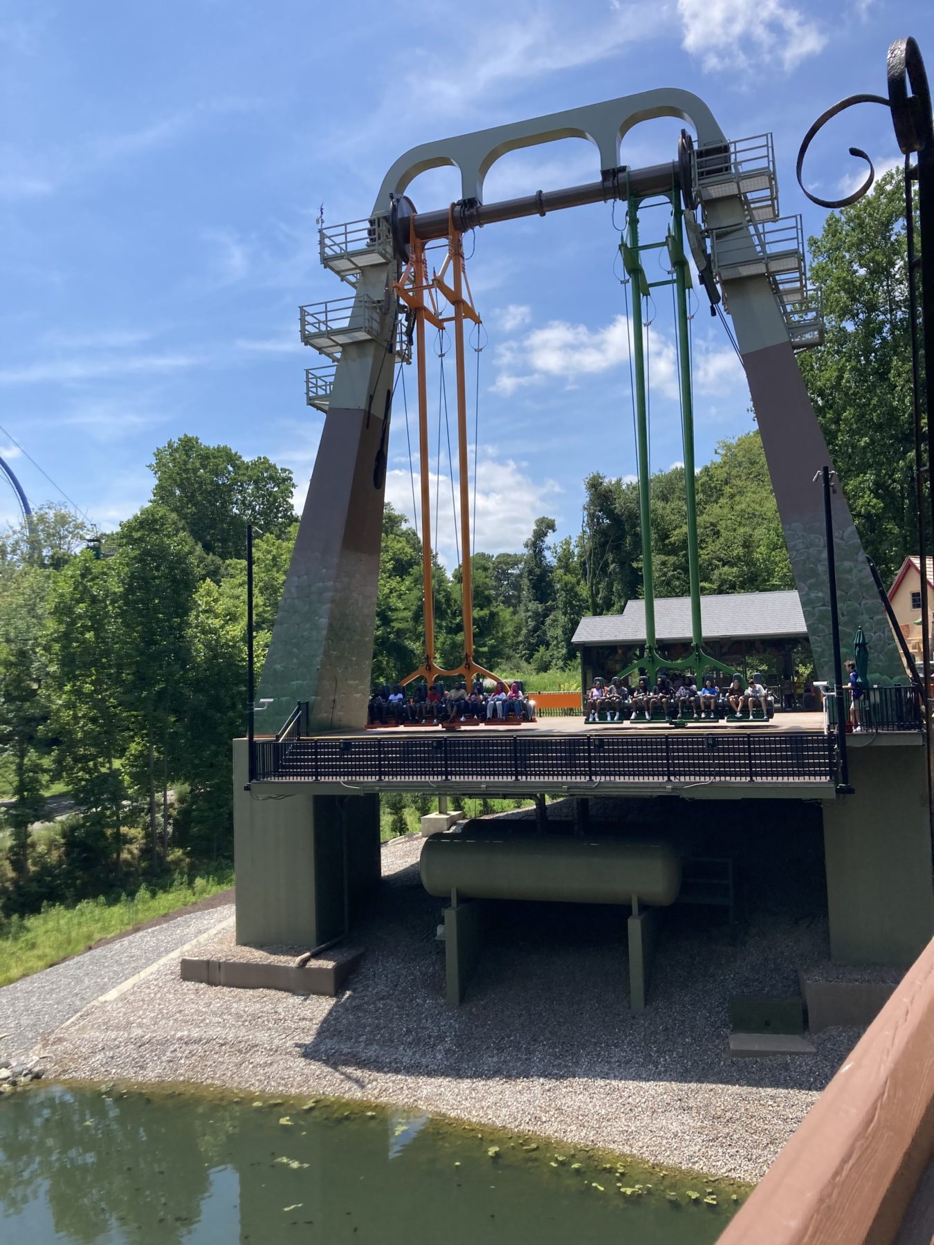 Finnegans Flyer in Ireland at Busch Gardens Williamsburg