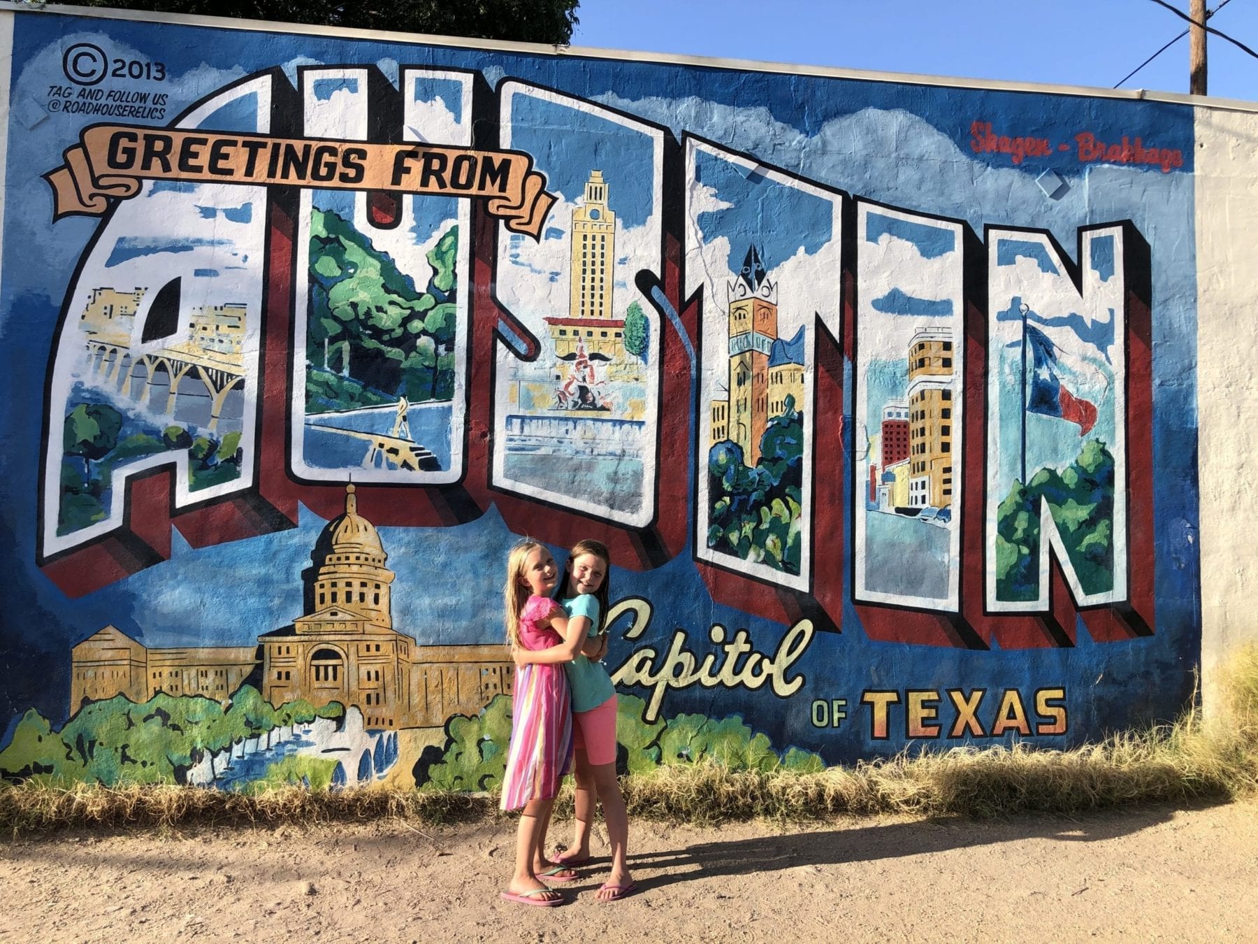 Things to do in Texas with kids -Austin Mural