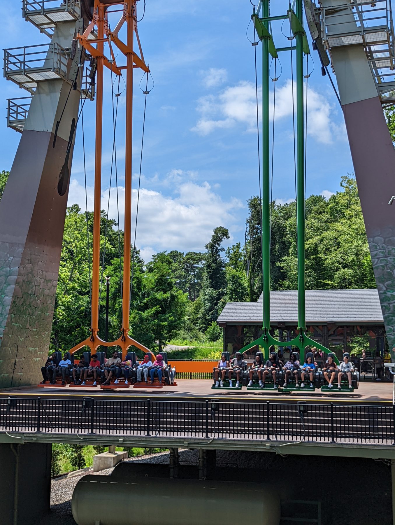 flinnagins Flyer Busch Gardens Williamsburg rides