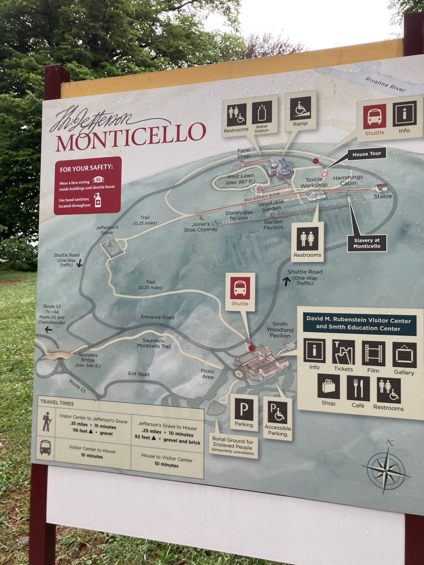 Map of Monticello