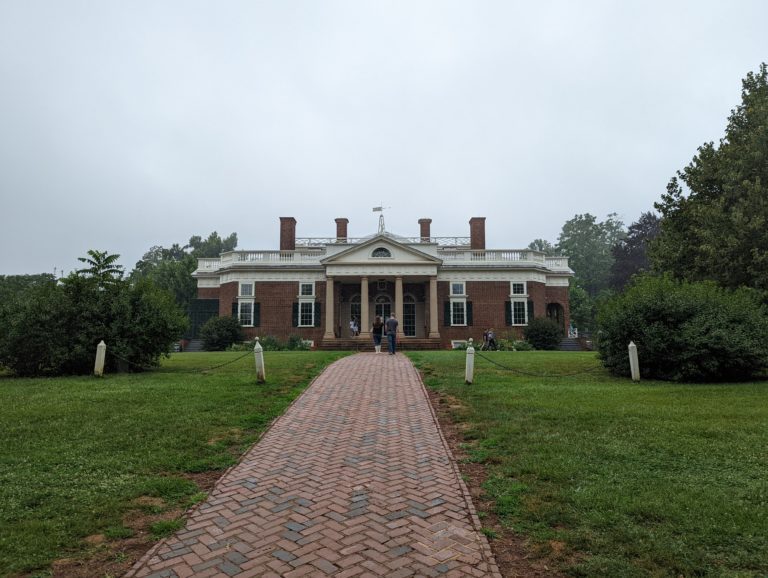 Visiting Monticello Virginia