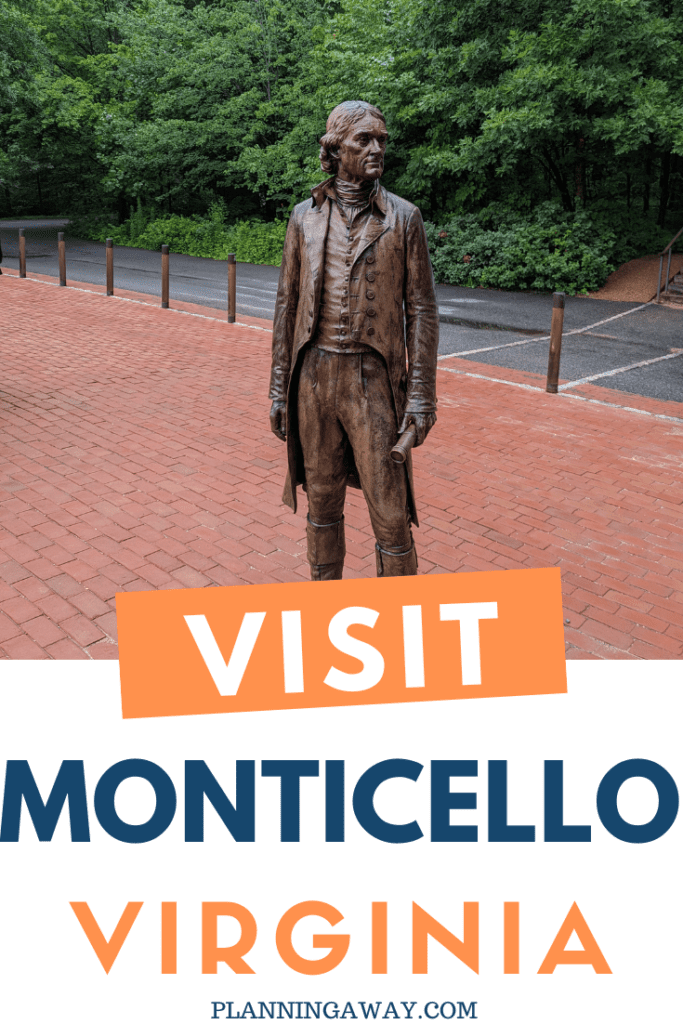 Visit Monticello Virginia Pin for Pinterest