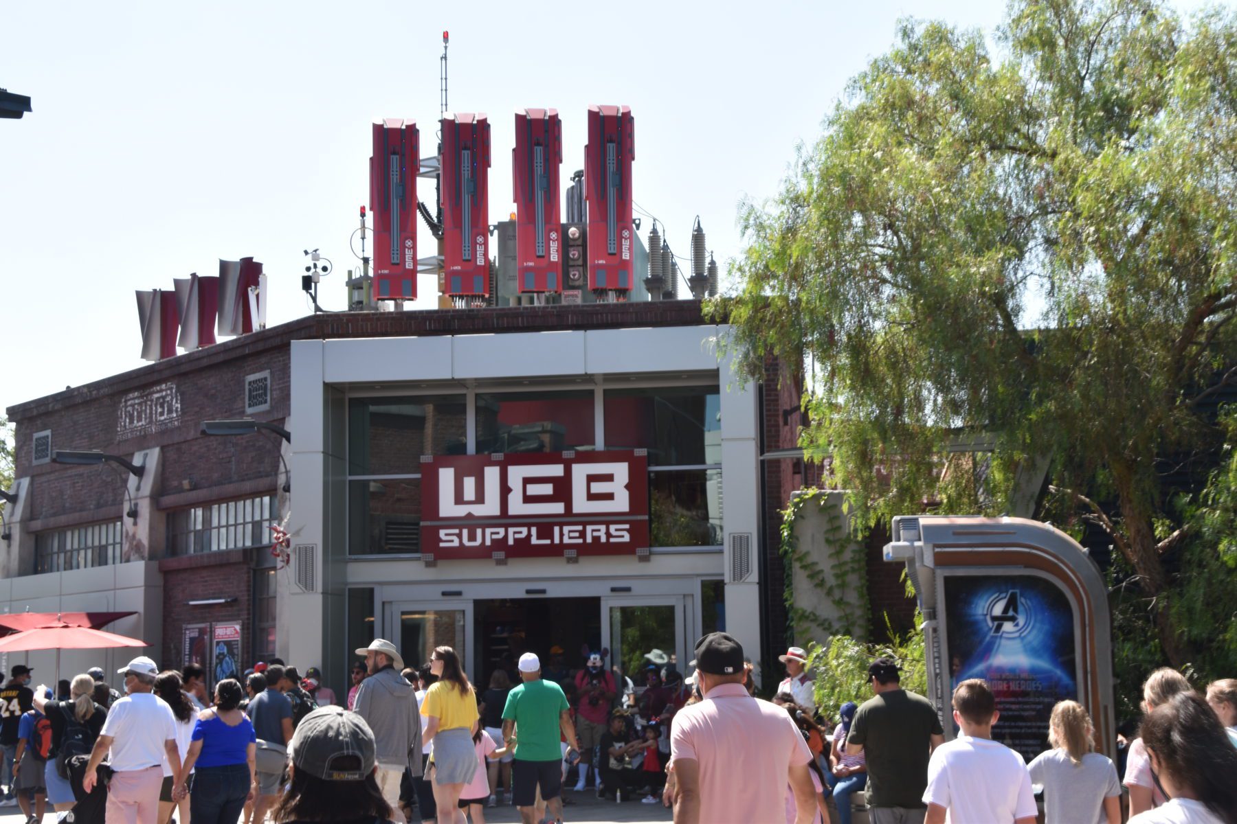 best attractions for your California Adventure itinerary - spiderman