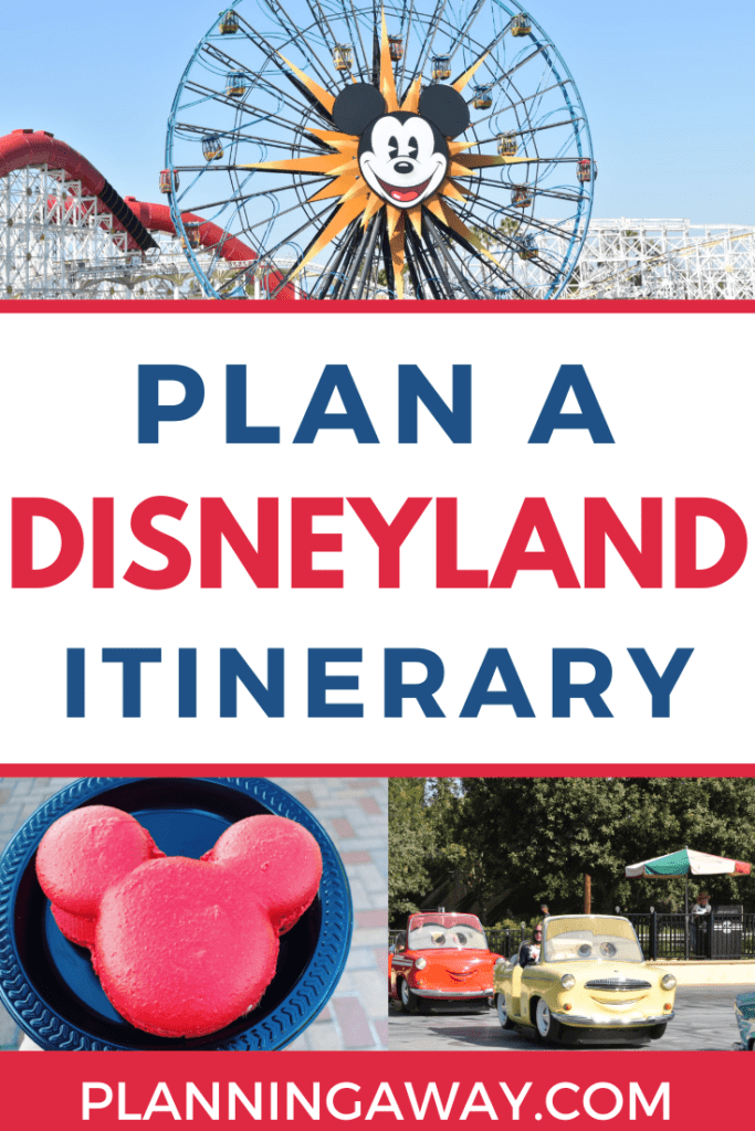 2 day Disney itinerary pin for Pinterest