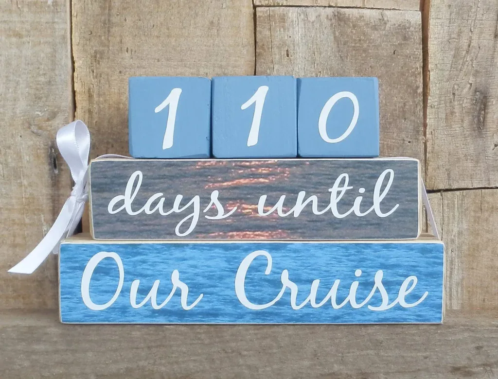 Cruise gift ideas - count down