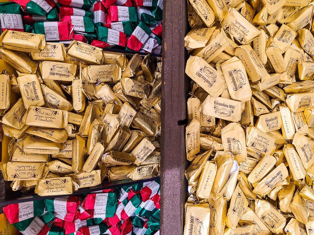 Italian souvenirs Chocolate from Turin