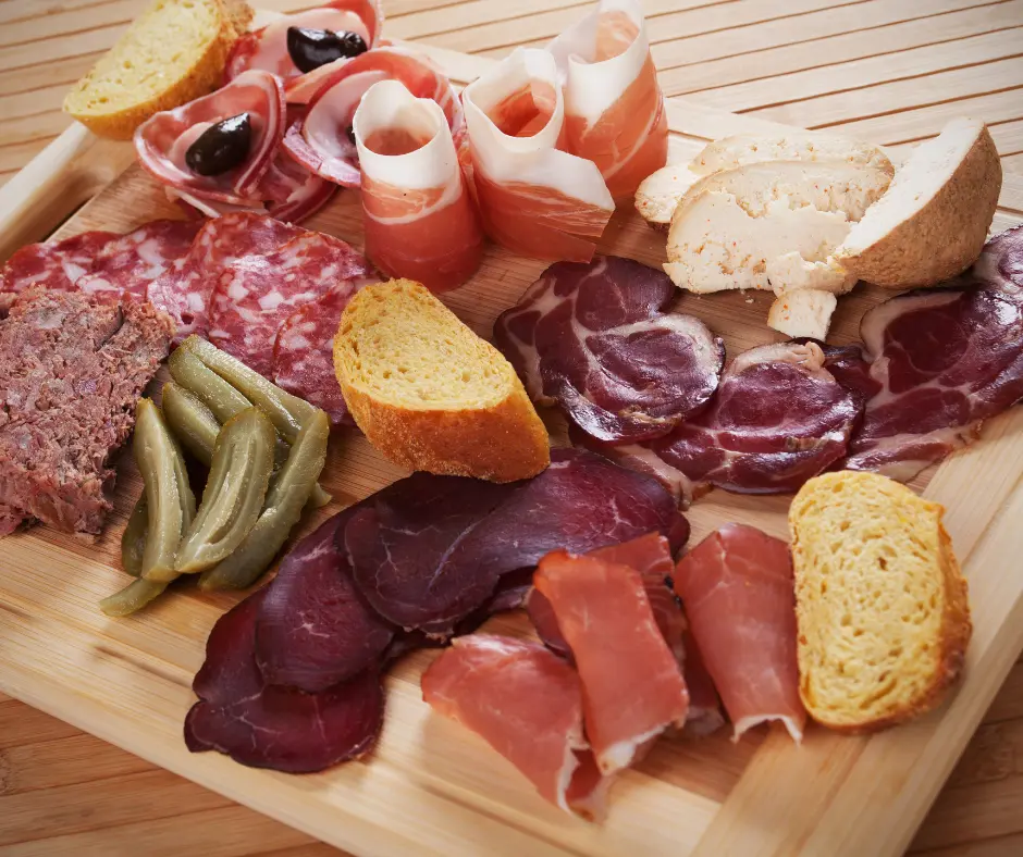 Italian souvenirs cured meats