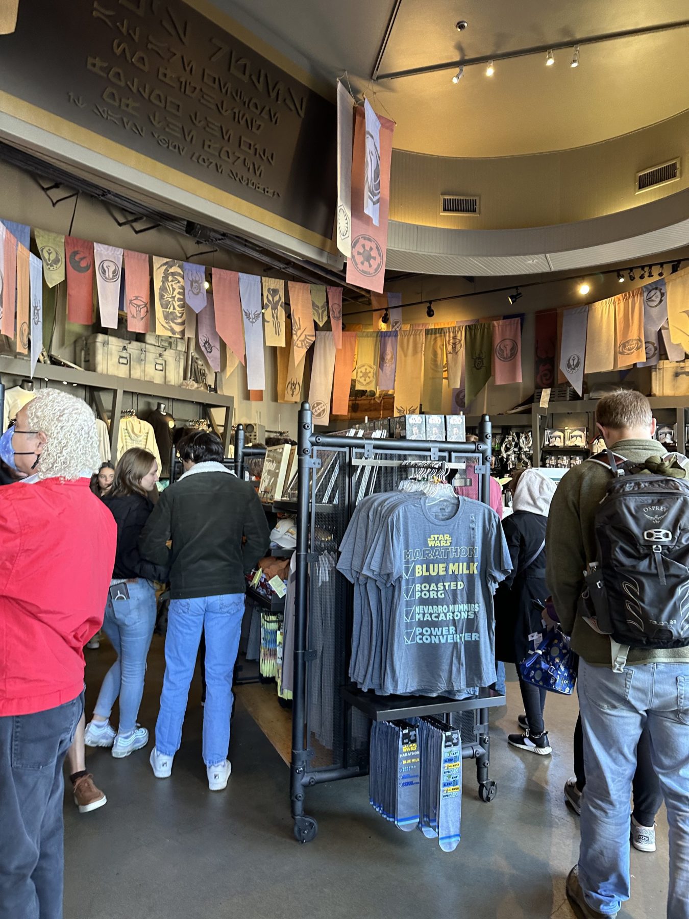 Shopping at Disney Springs Star Wars Store