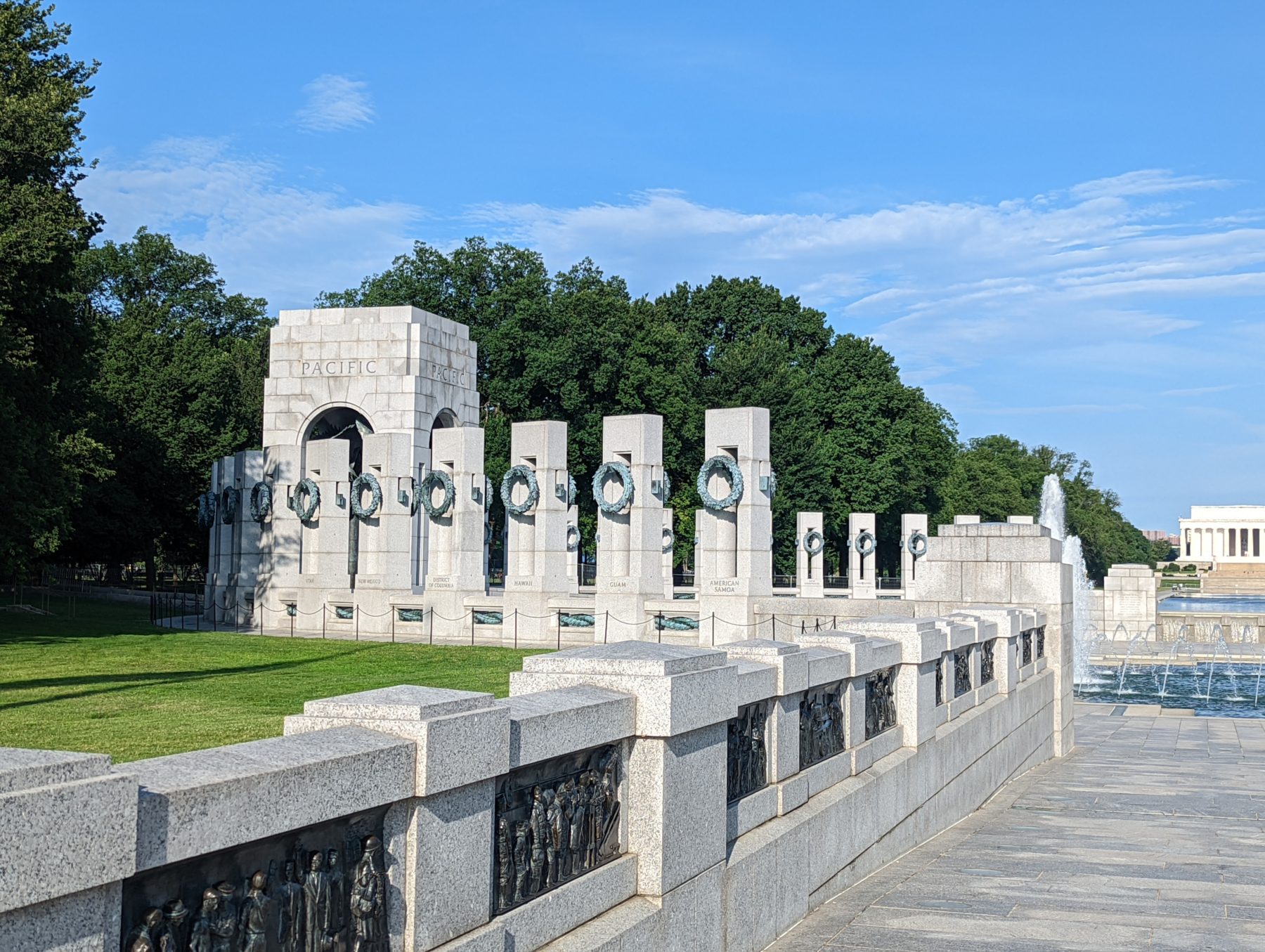 3 Day Washington DC itinerary - WWII Memorial