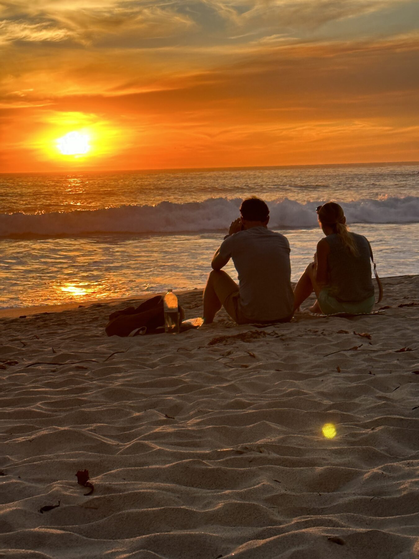 Pfeiffer Beach Ca - Picnic on the purple sand beach