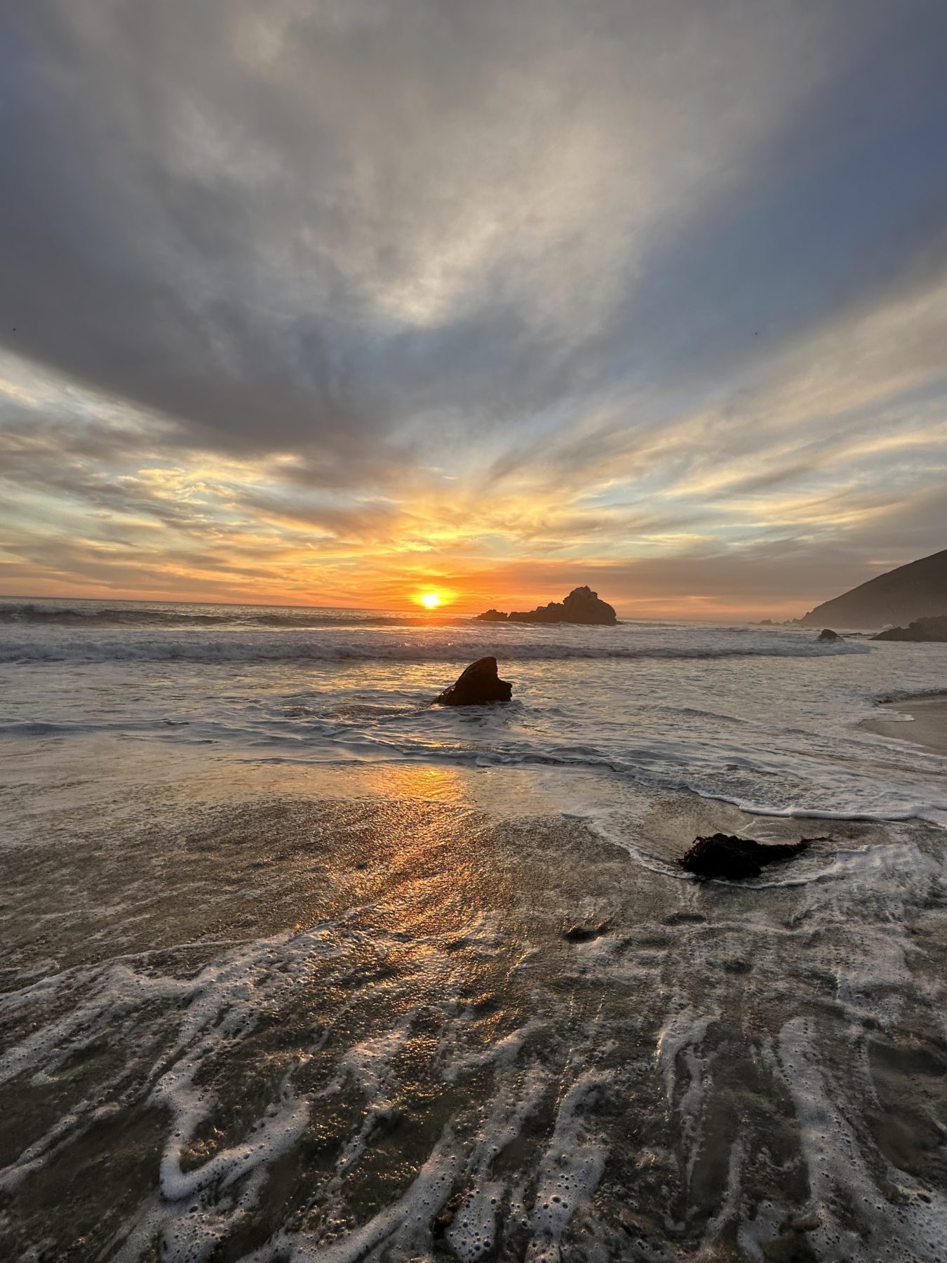 Pfeiffer Beach big sur purple Sand