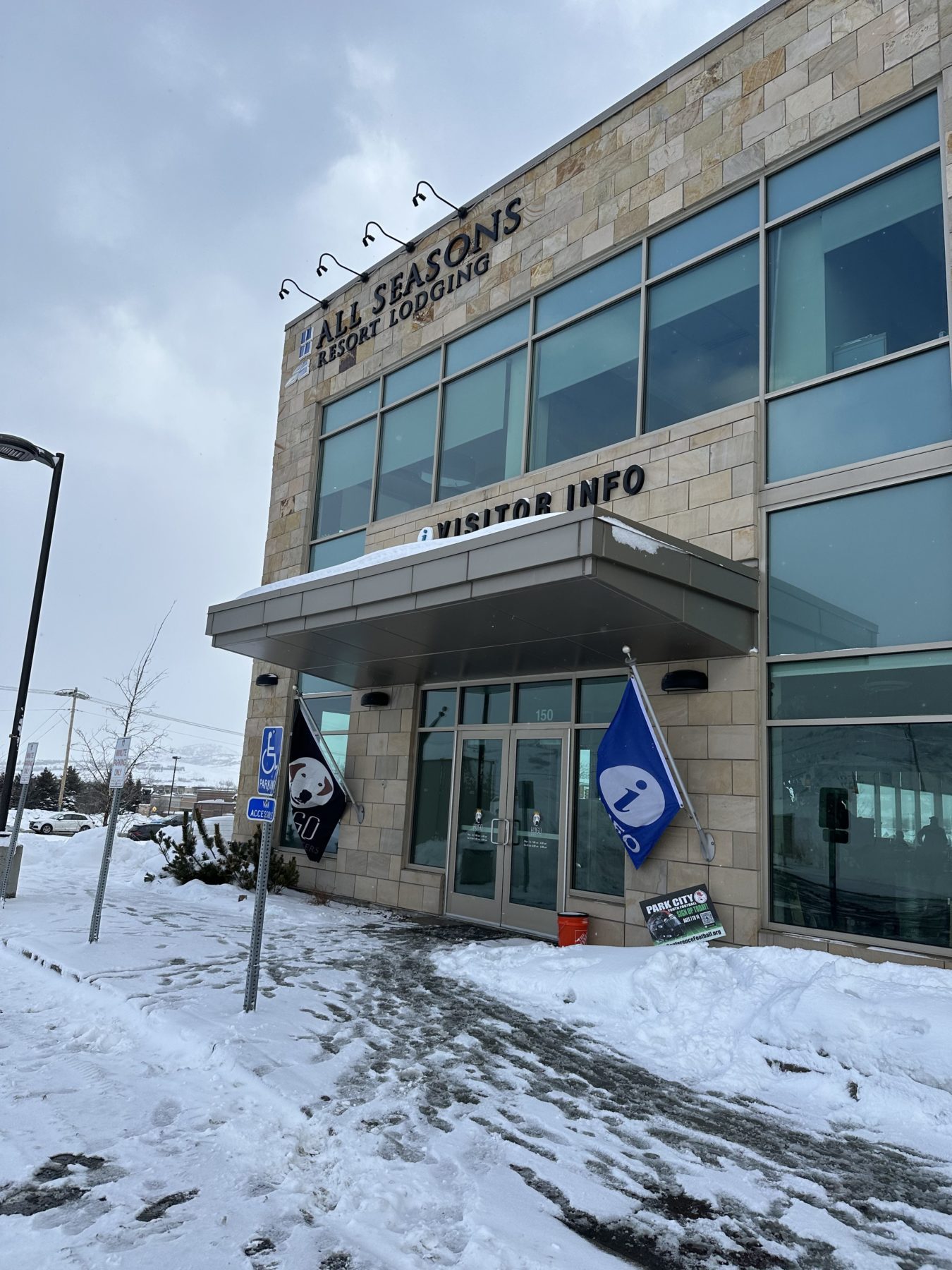 Visitor Center in Park City Winter