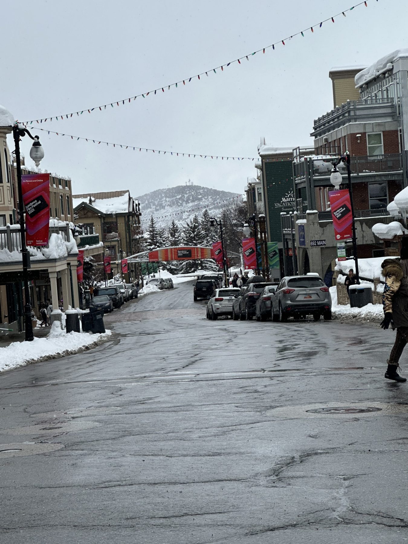 Park City winter activities - Main street