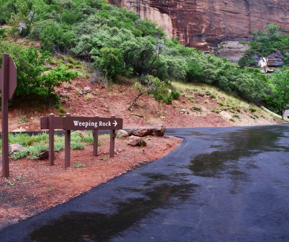 Weeping Rock Trail