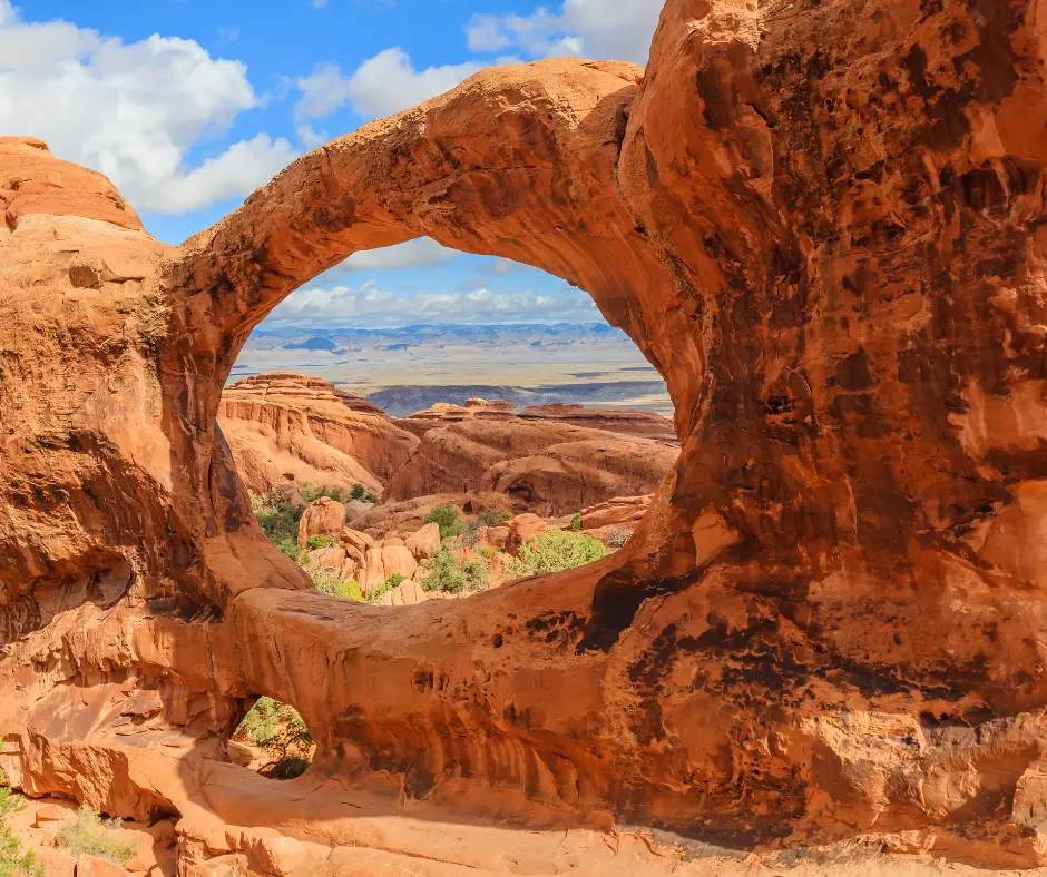 Hiking Arches National Park Double o