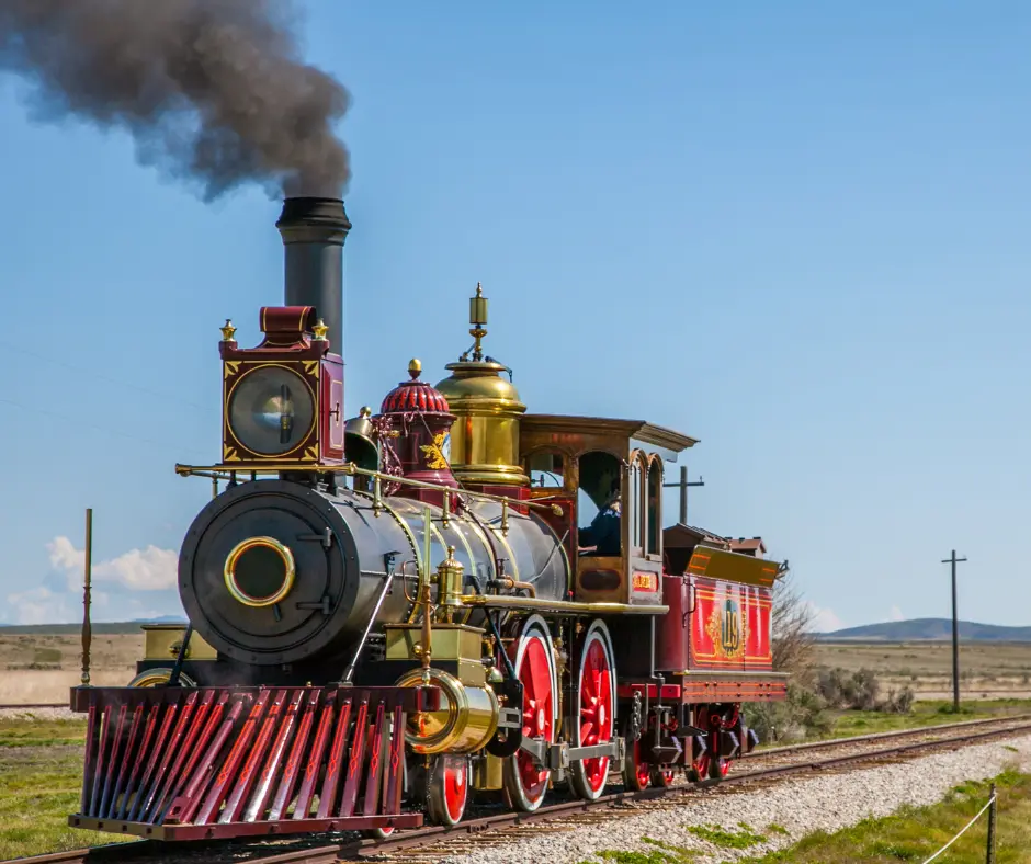 Golden Spike Utah Train