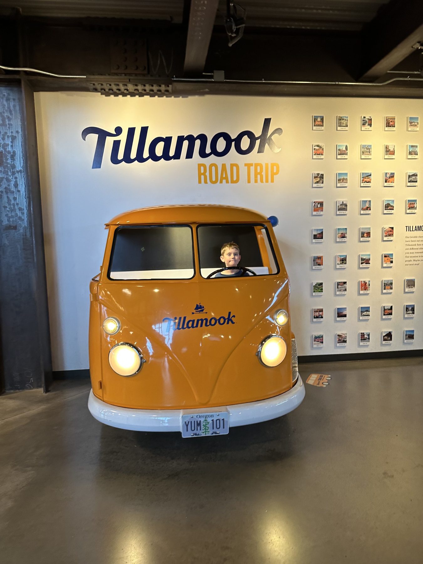 Tillamook Cheese Factory Tour Photo opp