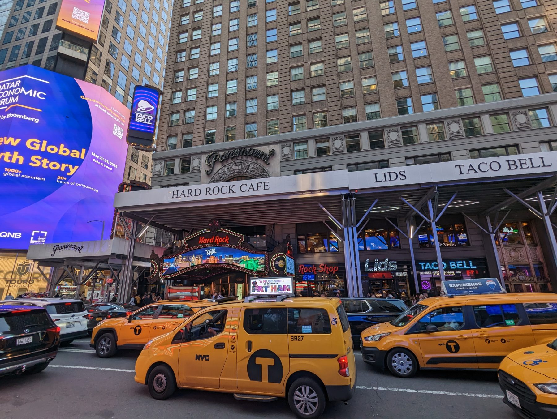 Activities in TImes Square