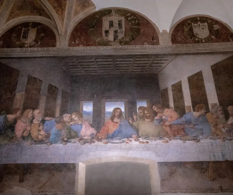 The last supper 1 week itinerary Italy