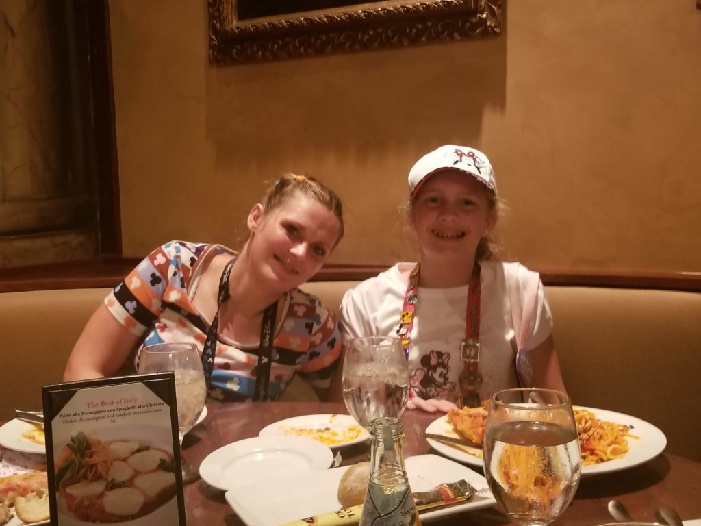 Epcot dining Italy