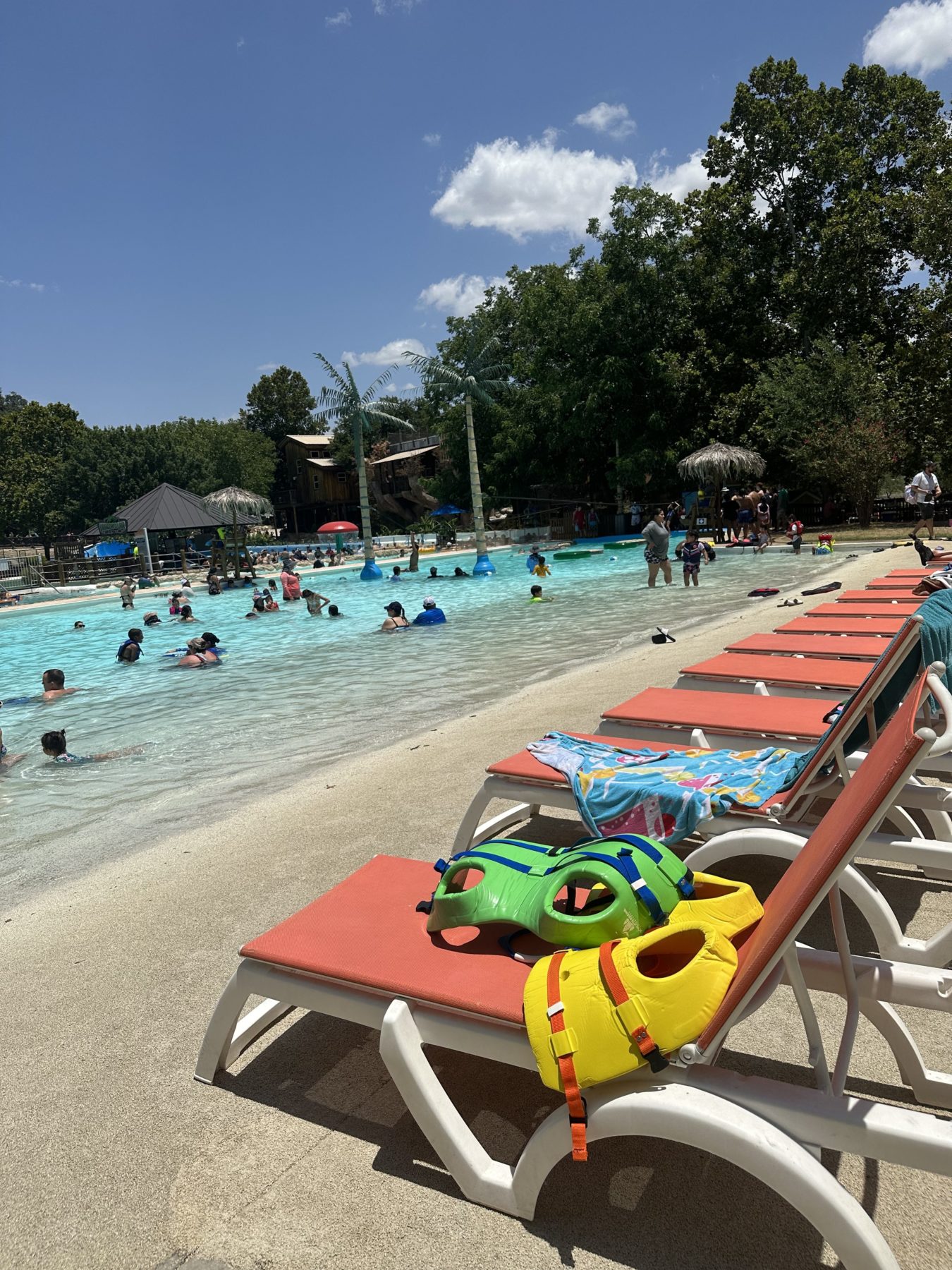 Schlitterbahn East beach chairs