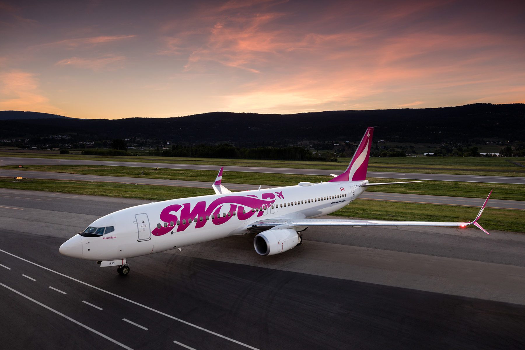 Swoop Airlines Review - airplane