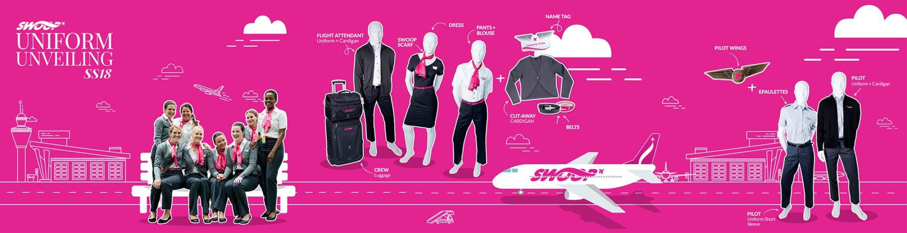 Swoop airline reivews Swoop flight attendants