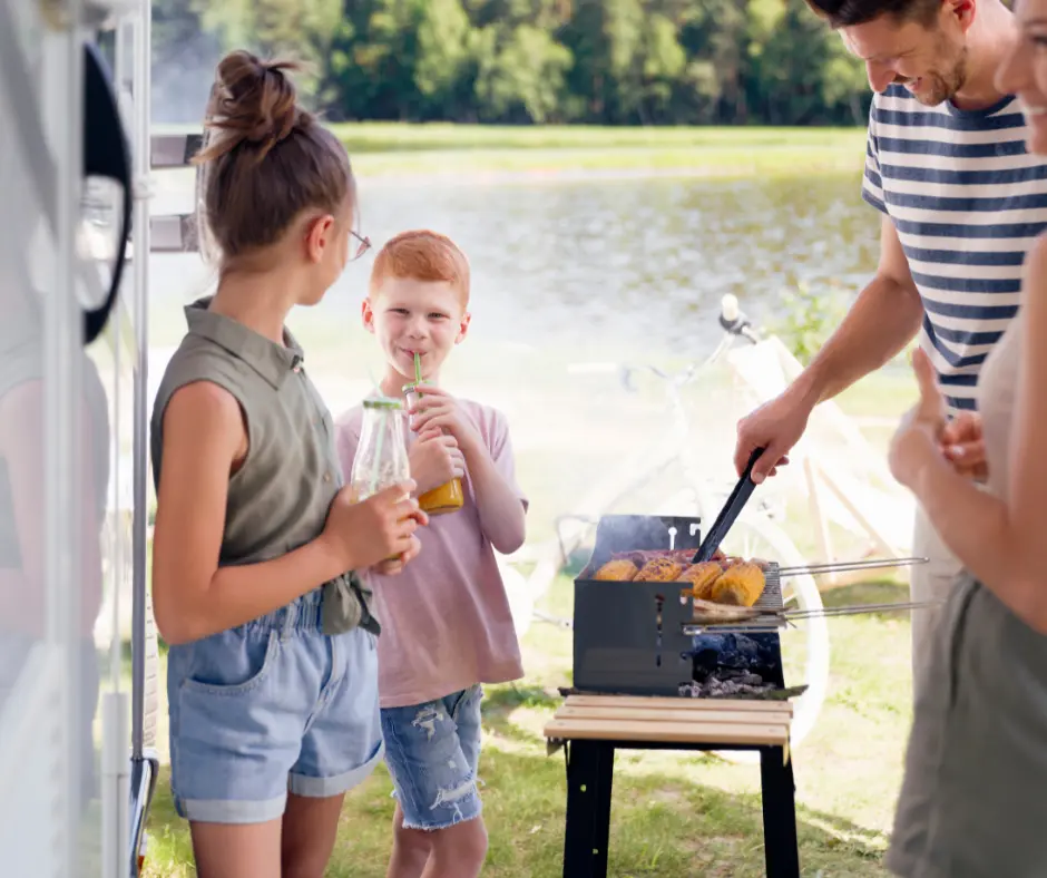 RV camping gifts grill