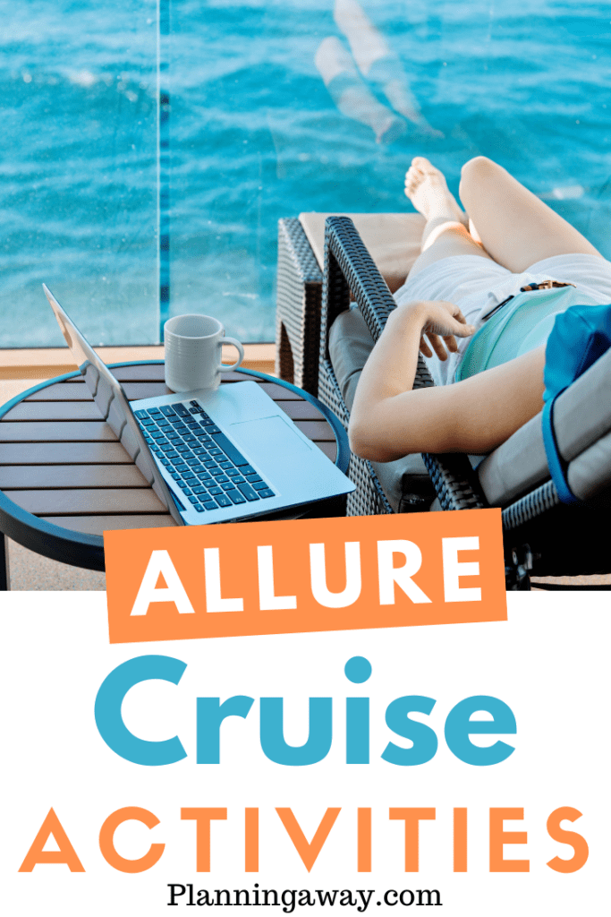 Allure of the Seas Activities Pin for Pinterest