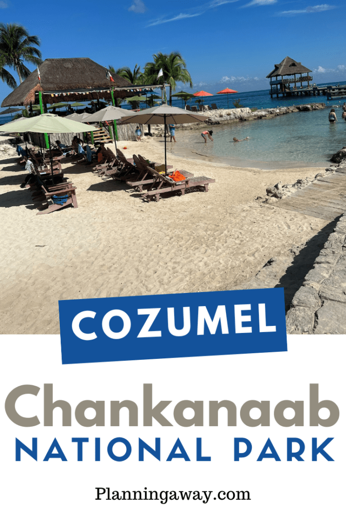 Chankanaab Beach Adventure Park Pin for Pinterest