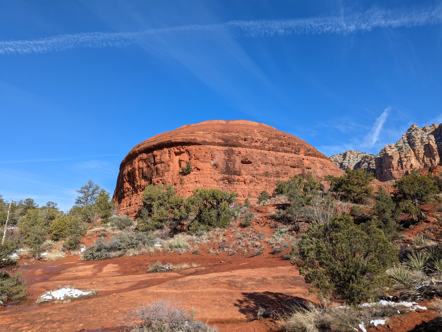 Sedona in the snow