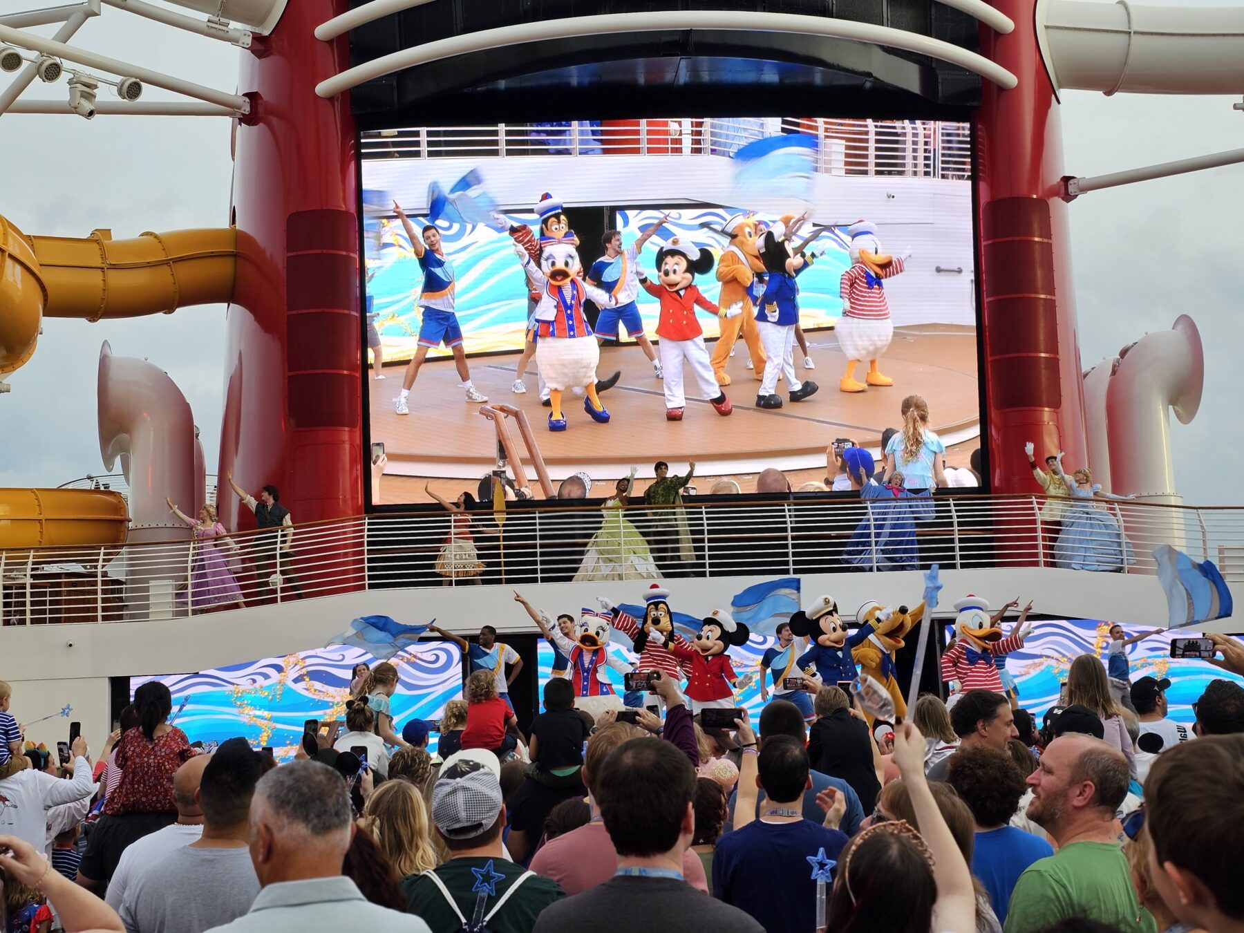 Disney Wish Cruise Activities - set sail party
