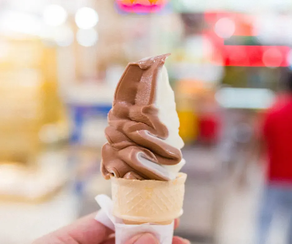 Disney wish dining ice cream station