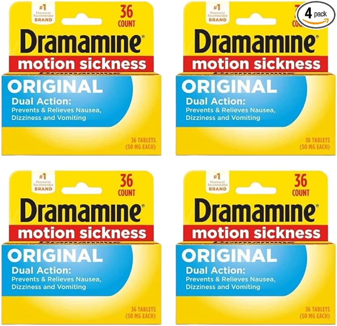 Dramamine Motion Sickness Meds - What to pack for Disney Cruise