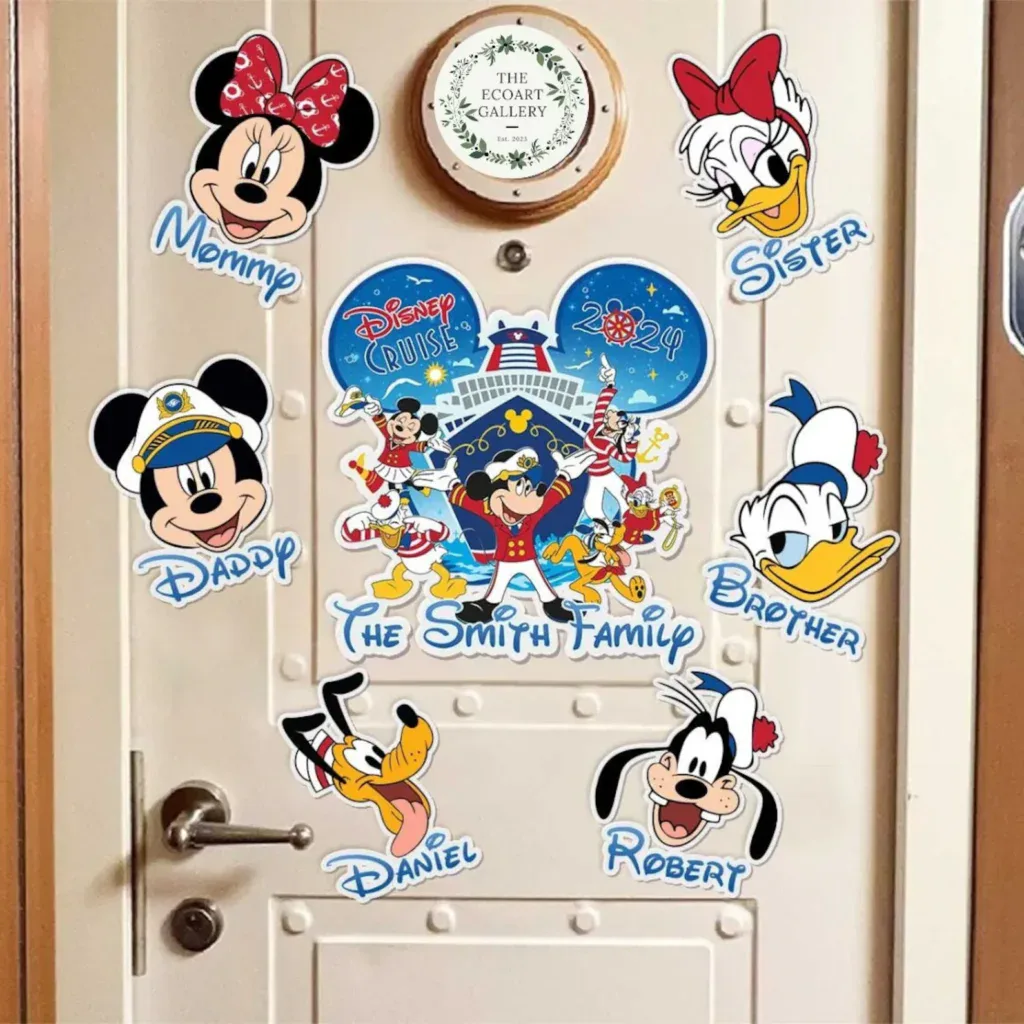 Cruise packing list for family - door decorations