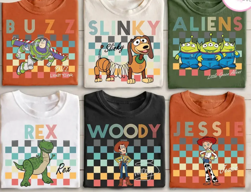 Disney Cruiseline Packing list- pixar shirts