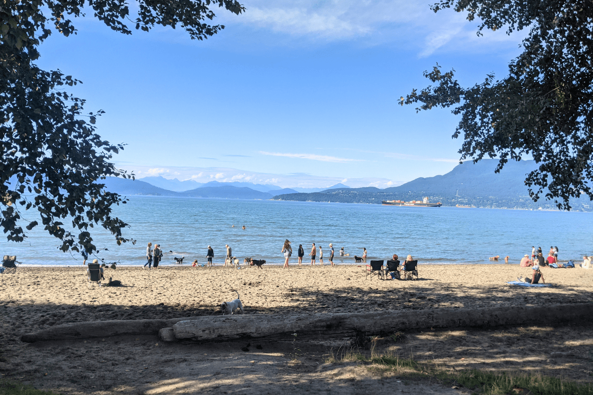 family vacation in Canada Vancouver English Bay