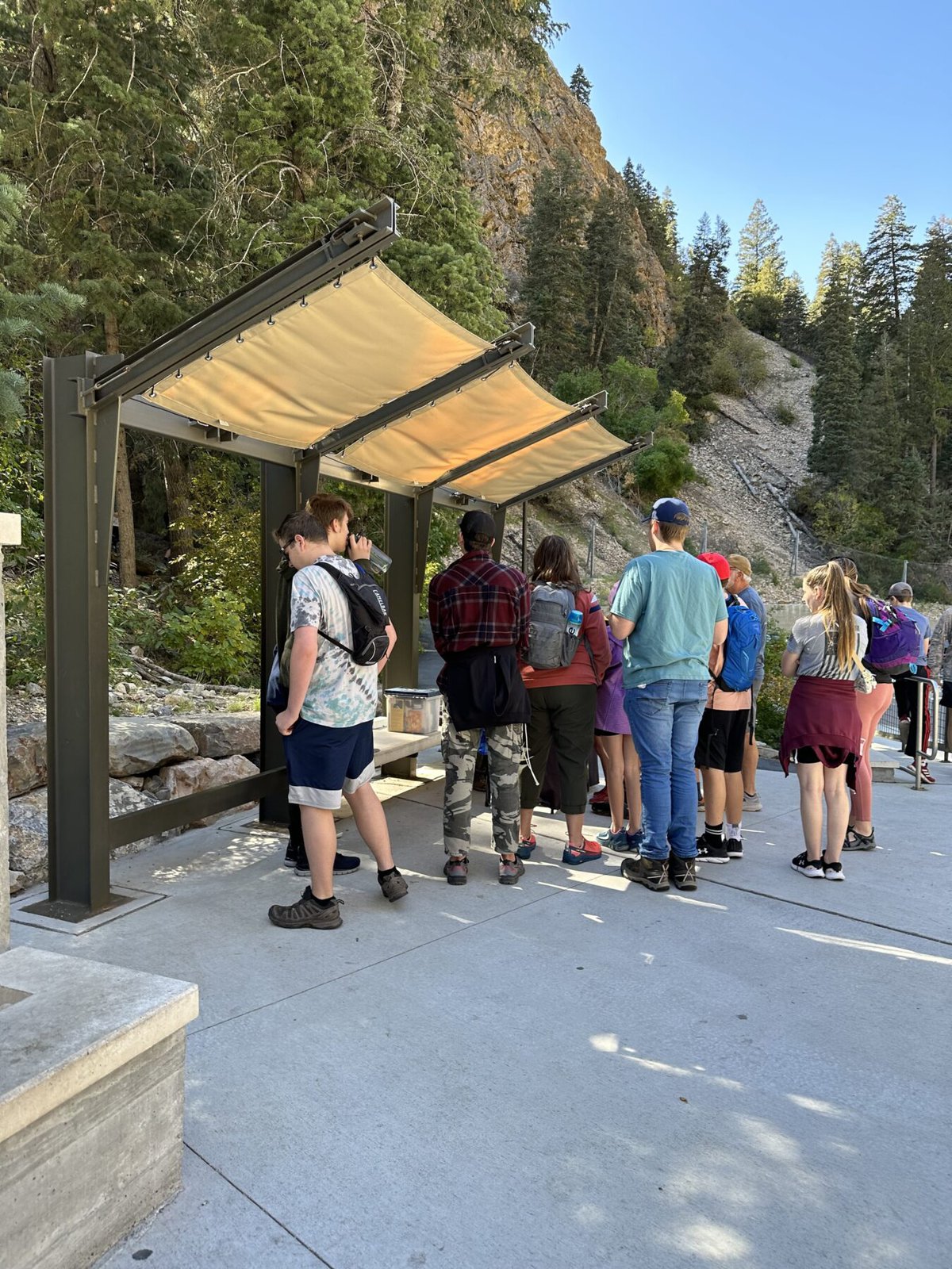 Mt. Timp Cave hike trailhead