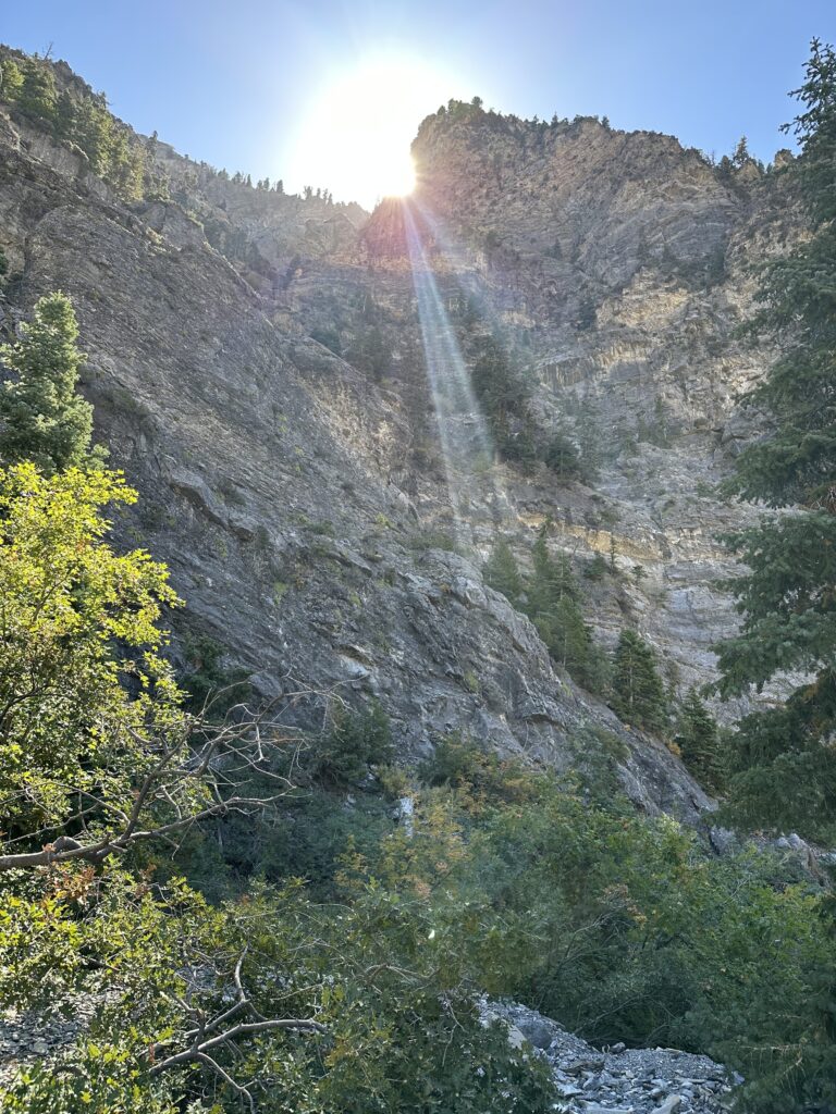 Caves in Utah Mount Timpanogos Trial