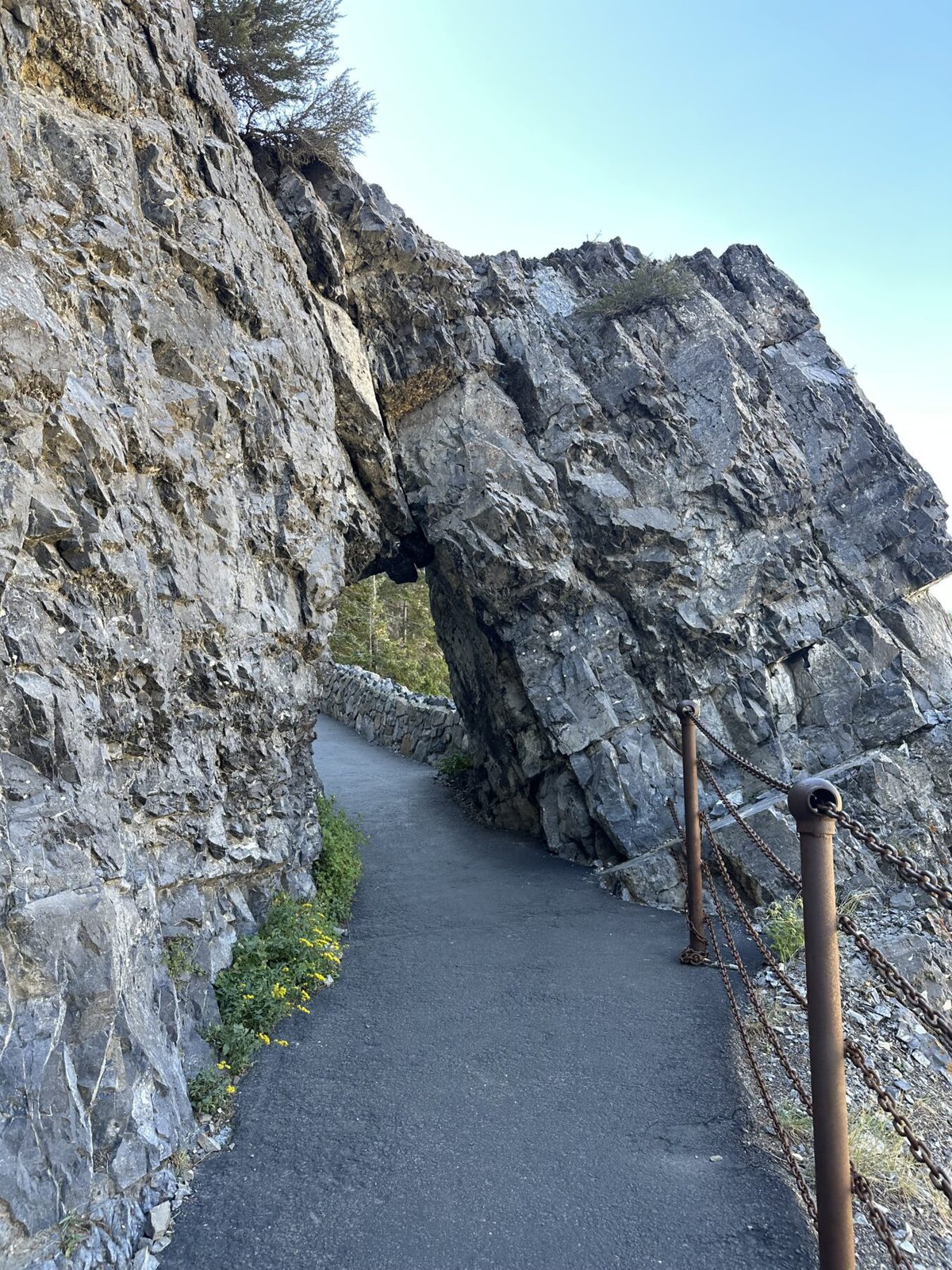 hiking Timpanogos Cave path