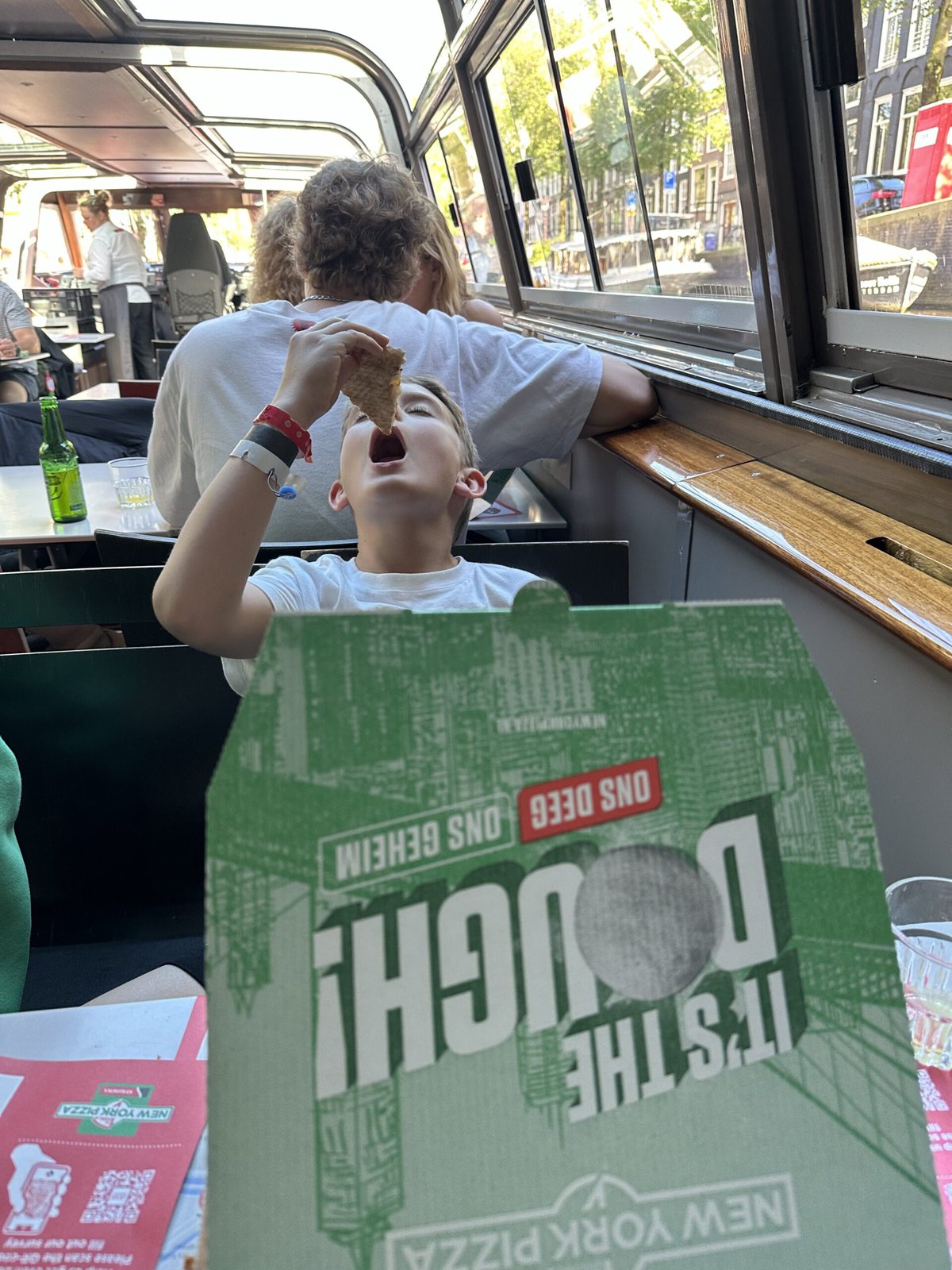 Amsterdam for Kids Pizza Canal Tour