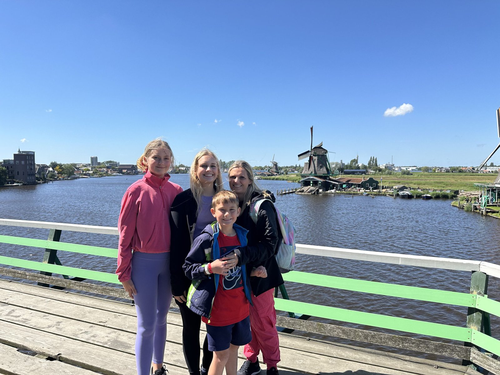 family trip to Zaanse Schans