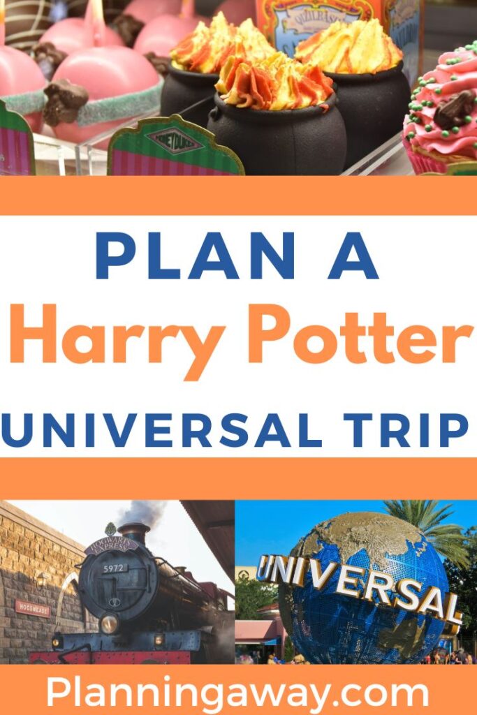 Universal Studios vs. Islands of Adventure Harry Potter World Park Pin for Pinterest 