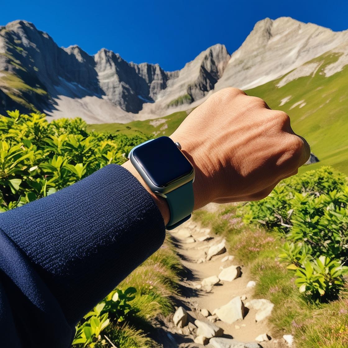 Smart watch hiking