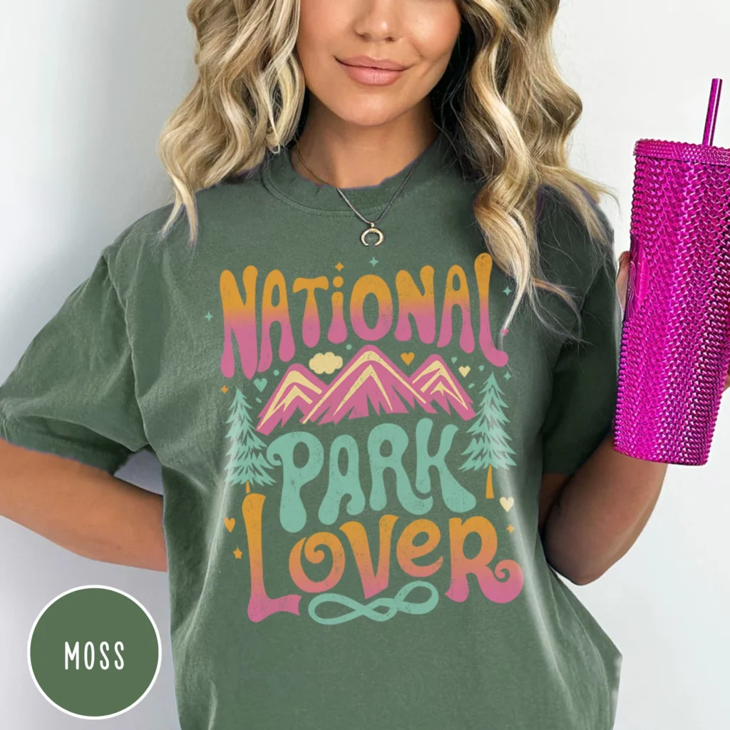 Cool National Park gifts - Shirt that say National Park Lover