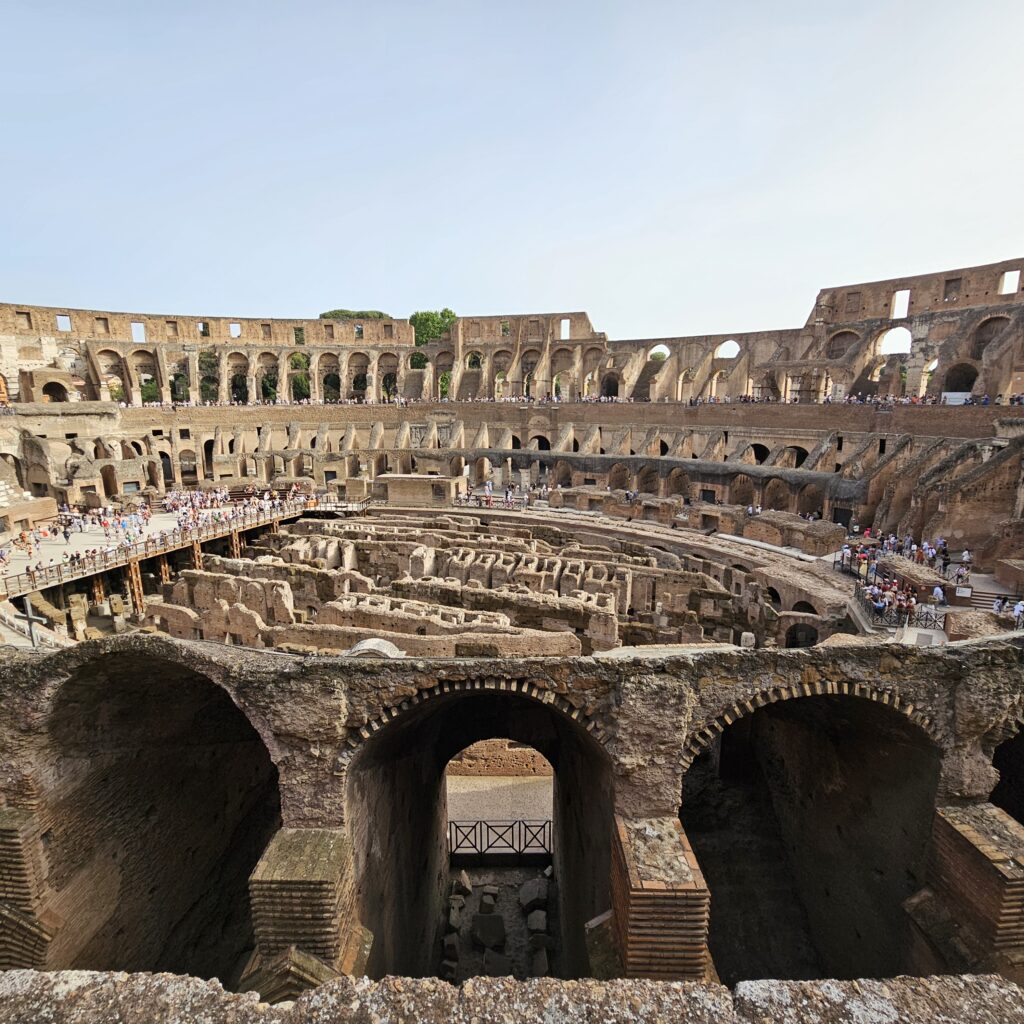 Colosseum Shore excurision inside view