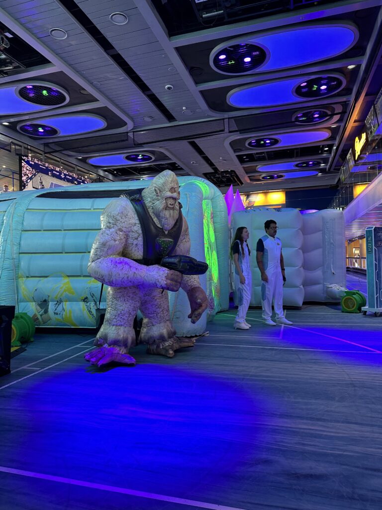 Lazer tag Crystal City on Odyssey of the Seas